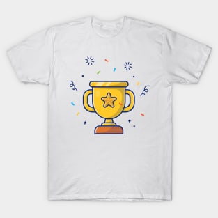 Gold trophy cartoon T-Shirt